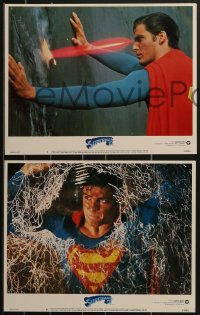 3p1484 SUPERMAN III 8 LCs 1983 Christopher Reeve, Richard Pryor, Margot Kidder, w/special fx images!