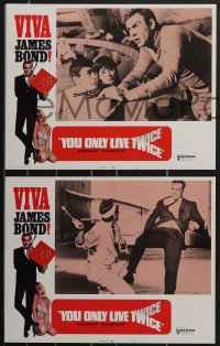 3p1503 YOU ONLY LIVE TWICE 7 LCs R1970 Sean Connery as James Bond by Robert McGinnis & McCarthy!