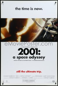 3r0637 2001: A SPACE ODYSSEY DS 1sh R2000 Stanley Kubrick, star child & art of space wheel!