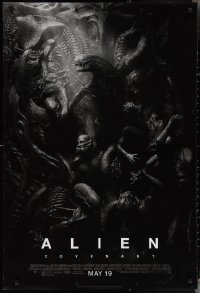 3r0646 ALIEN COVENANT style D advance DS 1sh 2017 Ridley Scott, Fassbender, incredible sci-fi image!