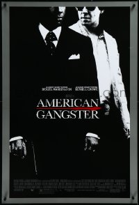 3r0652 AMERICAN GANGSTER DS 1sh 2007 Denzel Washington, Russell Crowe, Ridley Scott directed!