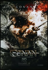 3r0707 CONAN THE BARBARIAN teaser DS 1sh 2011 cool image of Jason Momoa in title role as Conan!