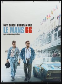 3r0105 FORD V FERRARI teaser French 1p 2019 Christian Bale & Matt Damon on track, Le Mans '66!