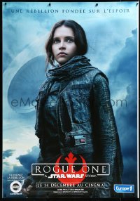 3r0109 ROGUE ONE teaser DS French 1p 2016 A Star Wars Story, Felicity Jones, top Death Star!