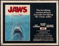 3r0321 JAWS 1/2sh 1975 great art of Steven Spielberg's classic shark attacking sexy swimmer!