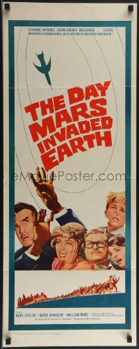 3r0184 DAY MARS INVADED EARTH insert 1963 their bodies & brains were destroyed by alien super-minds!
