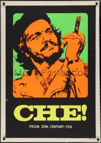3r0567 CHE Italian 1sh 1969 completely different day-glo art of Omar Sharif as Guevara by Nistri!