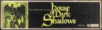 3r0013 HOUSE OF DARK SHADOWS paper banner 1970 Frid as vampire Barnabas Collins, ultra rare!