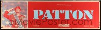 3r0015 PATTON paper banner 1970 General George C. Scott military World War II classic, ultra rare!