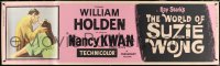 3r0020 WORLD OF SUZIE WONG paper banner 1960 William Holden was the first man that Nancy Kwan ever loved!