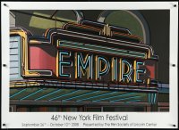3r0031 46TH NEW YORK FILM FESTIVAL 32x44 film festival poster 2008 Robert Cottingham art!