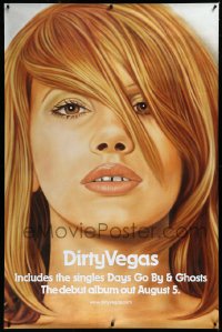 3r0035 DIRTY VEGAS 39x60 English music poster 2002 great close-up art for their self-titled album!