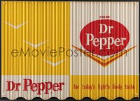 3r0064 DR PEPPER yellow style 20x27 advertising poster 1960s for today's light'n lively taste!