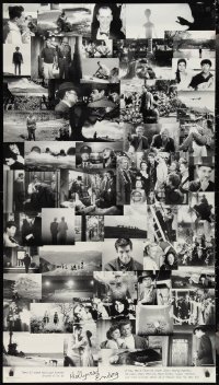 3r0049 HOLLYWOOD ENDING 28x50 special poster 2002 Woody Allen, final frames from 52 different movies