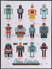 3r0263 IAN GLAUBINGER #11/100 18x24 art print 2017 Automatic Automatons!