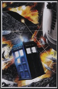 3r0206 J.K. WOODWARD signed #20/100 11x17 art print 2021 Doctor Who, Assimiliation2 #7!