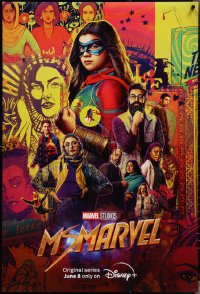3r0593 MS. MARVEL DS tv poster 2022 Walt Disney Marvel comics, Iman Vellani and top cast montage!