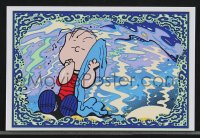 3r0230 PEANUTS 4x6 art print 2020s cool art of Linus with blanket!