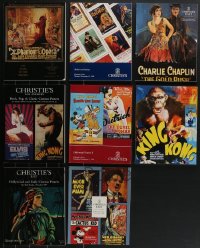 3s0261 LOT OF 8 BRUCE HERSHENSON CHRISTIE'S MOVIE POSTER AUCTION CATALOGS 1990s rare movie posters!
