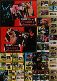 3s0165 LOT OF 49 FORMERLY FOLDED ITALIAN 19X27 PHOTOBUSTAS 1960s-1970s a variety of movie images!