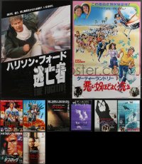 3s0187 LOT OF 12 UNFOLDED JAPANESE B2 POSTERS 1980s-1990s a variety of cool movie images!