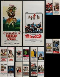 3s0120 LOT OF 20 FORMERLY FOLDED ITALIAN LOCANDINAS 1960s-1980s a variety of cool movie images!