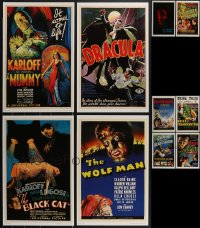 3s0205 LOT OF 10 UNIVERSAL MASTERPRINTS 2001 all the best horror movies including Dracula & Mummy!