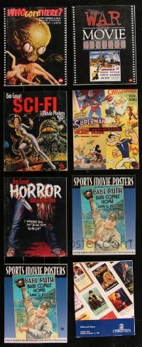 3s0262 LOT OF 8 BRUCE HERSHENSON SOFTCOVER MOVIE BOOKS 1990s-2000s filled with color poster images!