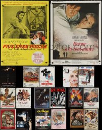 3s0151 LOT OF 19 FORMERLY FOLDED FRENCH 15X21 POSTERS 1970s-1980s a variety of cool movie images!