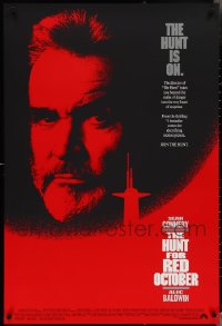 3s0079 LOT OF 5 UNFOLDED 27X40 HUNT FOR RED OCTOBER ONE-SHEETS 1990 Sean Connery & submarine!