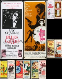3s0109 LOT OF 14 UNFOLDED INSERTS 1960s great images from a variety of movies!