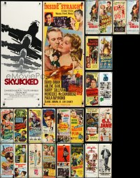 3s0093 LOT OF 26 FORMERLY FOLDED INSERTS 1950s-1970s great images from a variety of movies!