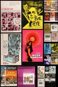 3s0220 LOT OF 20 UNCUT OVERSIZED PRESSBOOKS 1960s-1970s advertising from a variety of different movies!