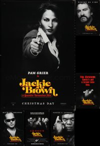 3s0075 LOT OF 6 UNFOLDED SINGLE-SIDED JACKIE BROWN ONE-SHEETS 1997 Tarantino, cool cast portraits!