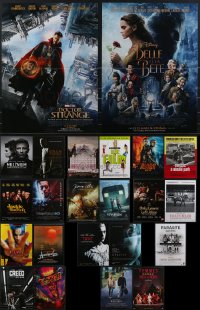 3s0147 LOT OF 23 FORMERLY FOLDED FRENCH 15X21 POSTERS 1990s-2010s a variety of cool movie images!