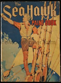 3t0373 SEA HAWK Whitman softcover book 1940 paint book of the Michael Curtiz/Errol Flynn movie!