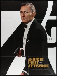 3t0036 NO TIME TO DIE teaser French 1p 2021 Daniel Craig as James Bond 007 w/ gun!