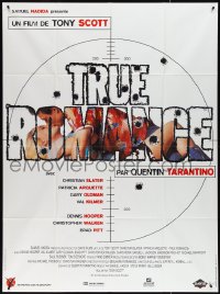 3t0047 TRUE ROMANCE French 1p 1993 Christian Slater & Patricia Arquette, Tarantino, target style!