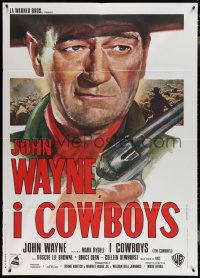 3t0068 COWBOYS Italian 1p 1972 big John Wayne gave these young boys their chance to become men!