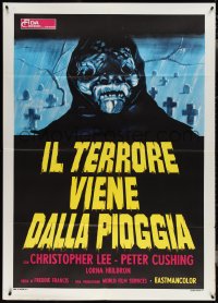 3t0069 CREEPING FLESH Italian 1p 1973 Freddie Francis, cool completely different monster artwork!
