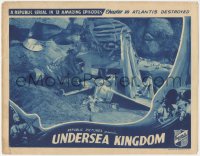 3t0753 UNDERSEA KINGDOM chapter 10 LC 1936 Corrigan rescues survivors, Atlantis Destroyed, serial