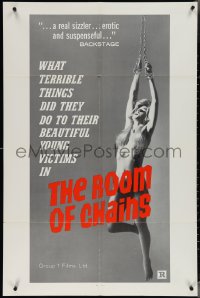 3t0995 ROOM OF CHAINS 1sh 1972 what terrible things did they do to their beautiful young victims?