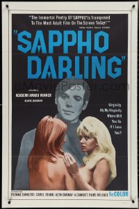 3t0999 SAPPHO DARLING 1sh 1968 Carol Young as Sappho Anderson, image of sexy nude girls!