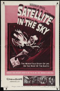 3t1001 SATELLITE IN THE SKY 1sh 1956 English, the never-told story of life on the roof of the Earth!