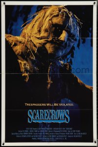 3t1003 SCARECROWS int'l 1sh 1989 William Wesley, completely different horror image!
