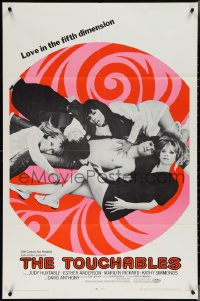 3t1050 TOUCHABLES 1sh 1968 Judy Huxtable in five-way love, psychedelic love in the fifth dimension!