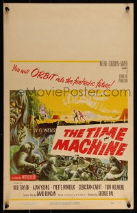 3t0265 TIME MACHINE WC 1960 H.G. Wells, George Pal, Reynold Brown art of Morlocks, Taylor, Mimieux!