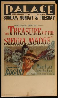 3t0267 TREASURE OF THE SIERRA MADRE WC 1948 completely different art of Humphrey Bogart, John Huston