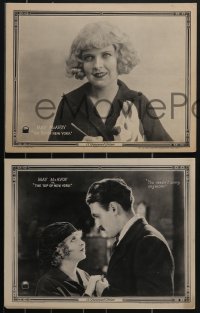 3t0559 TOP OF NEW YORK 8 LCs 1922 pretty May McAvoy & young handicapped brother Pat Moore!