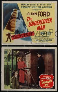 3t0561 UNDERCOVER MAN 8 LCs 1949 Glenn Ford poses as gangster, a great criminal investigation!